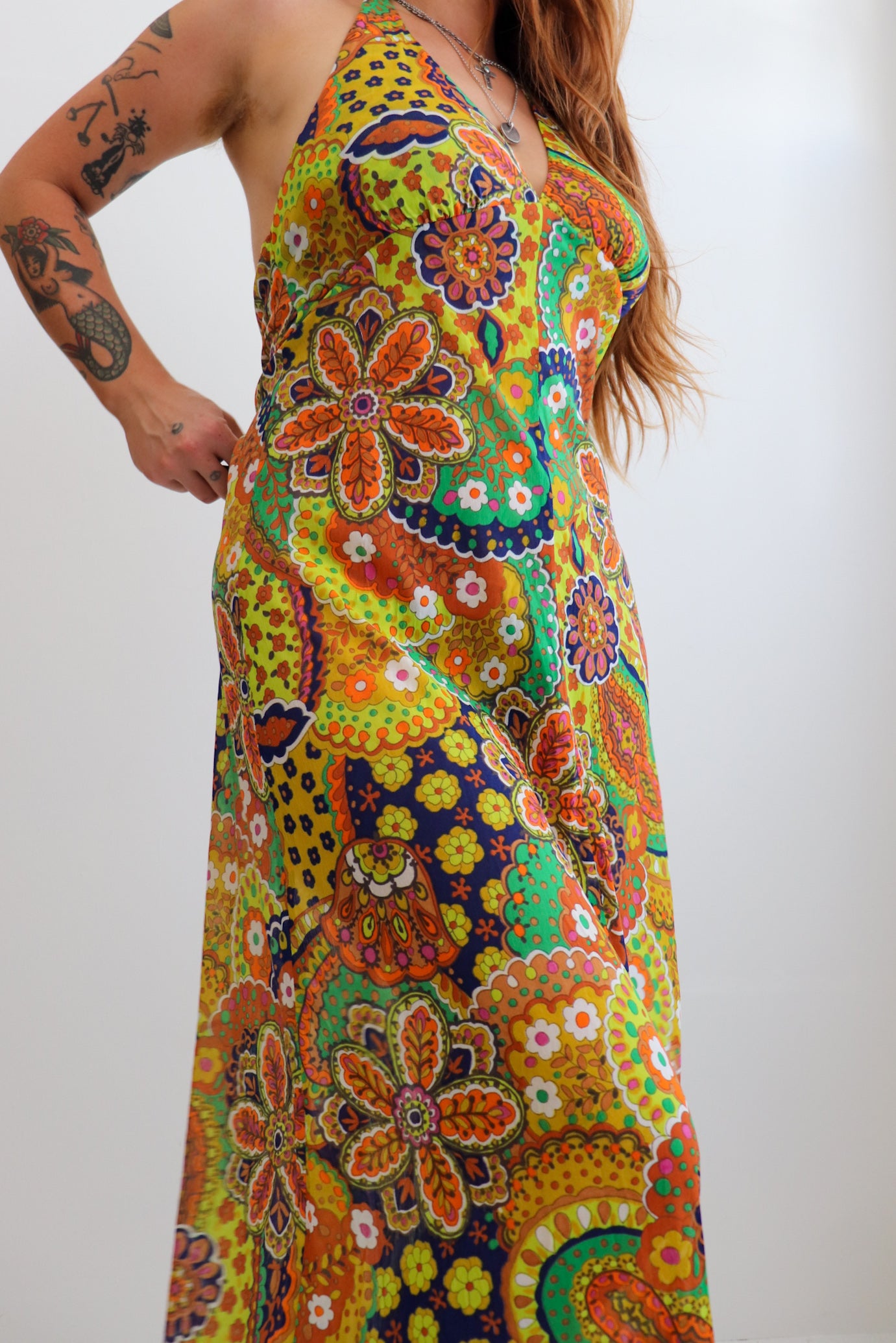 Psychedelic Dress & Top Set