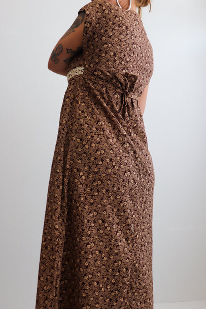 70s Brown & Cream Summer Prairie