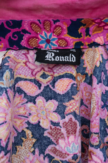 60s Velvet Paisley Two Piece