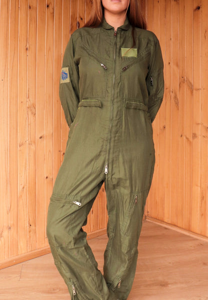 84’ Aviation Khaki Jumpsuit