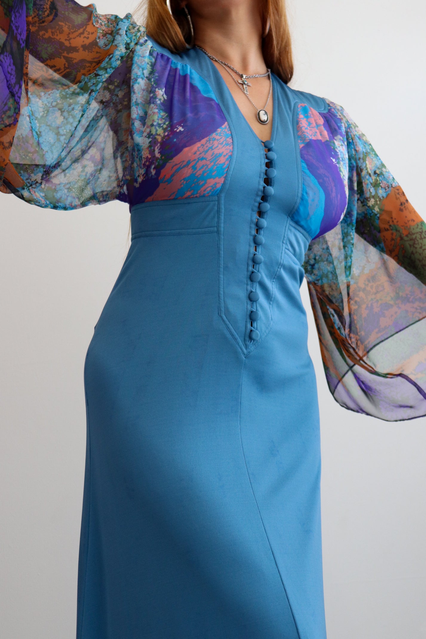 70s Butterfly Wing Maxi Prairie
