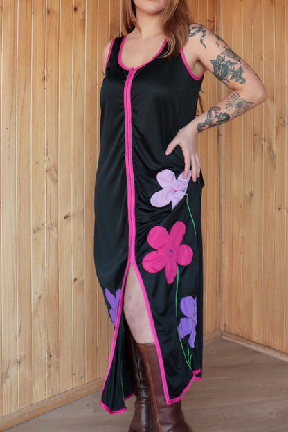 Floral Embroidered Maxi Dress