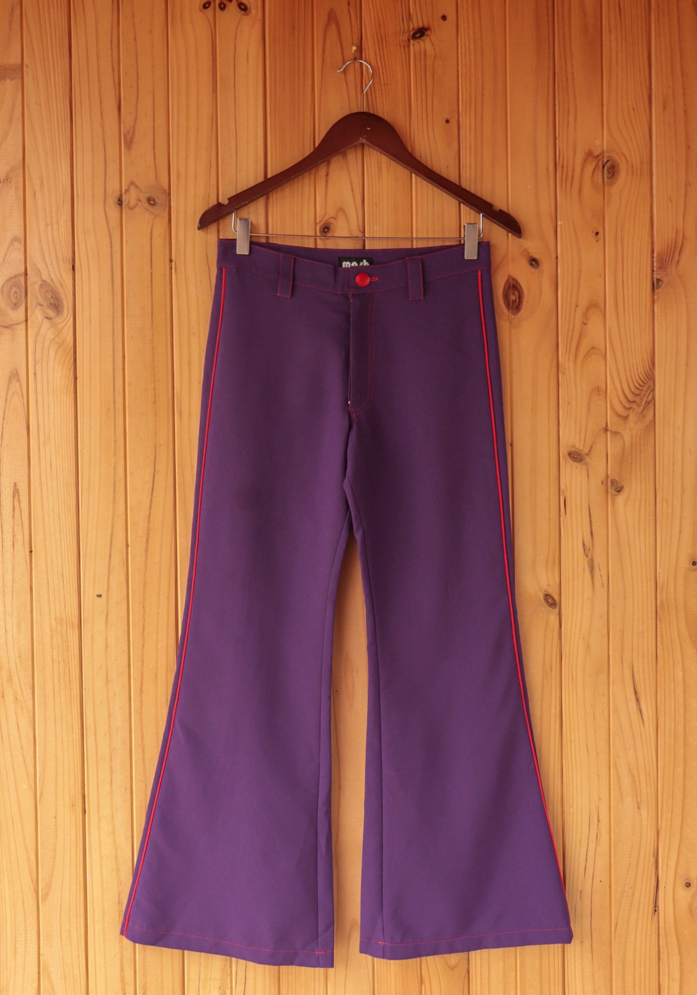 90s Disco Purple Flares