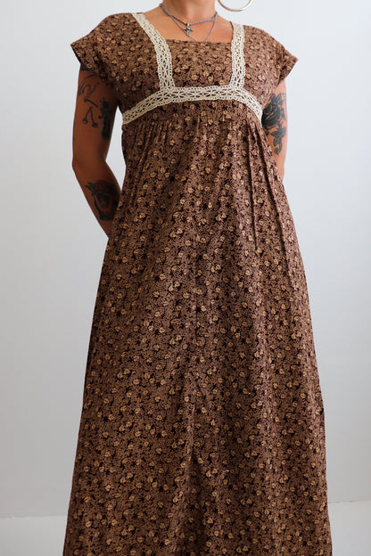 70s Brown & Cream Summer Prairie