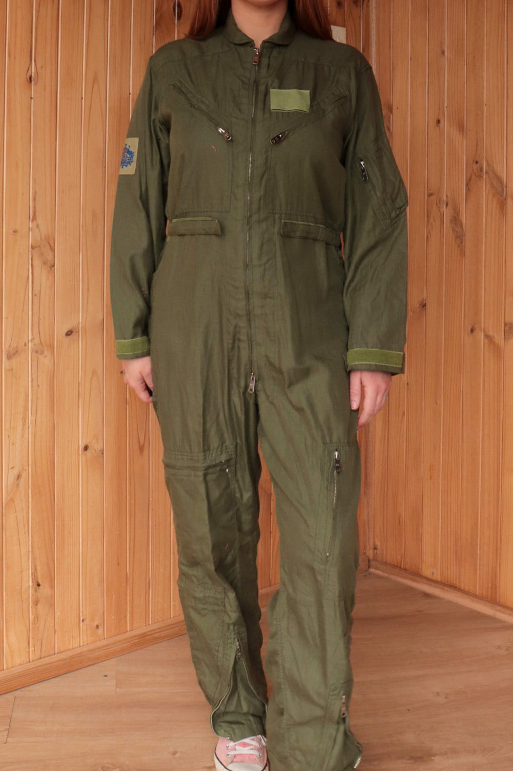 84’ Aviation Khaki Jumpsuit