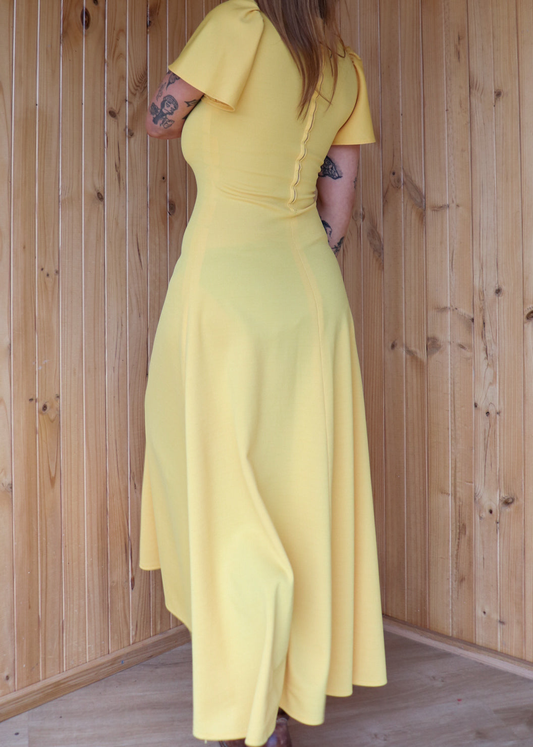 Sunflower Yellow Prairie Dress