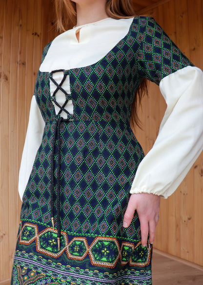 Corset Prairie Midi Dress