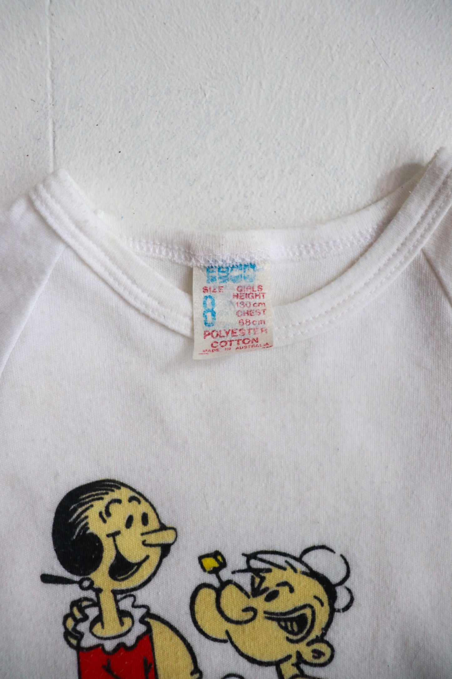 1984 Popeye & Olive Oyl  Kids Tee
