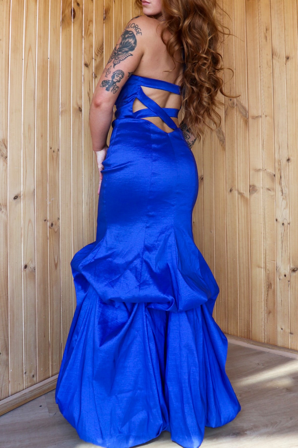 Jessica McClintock Floral Gown