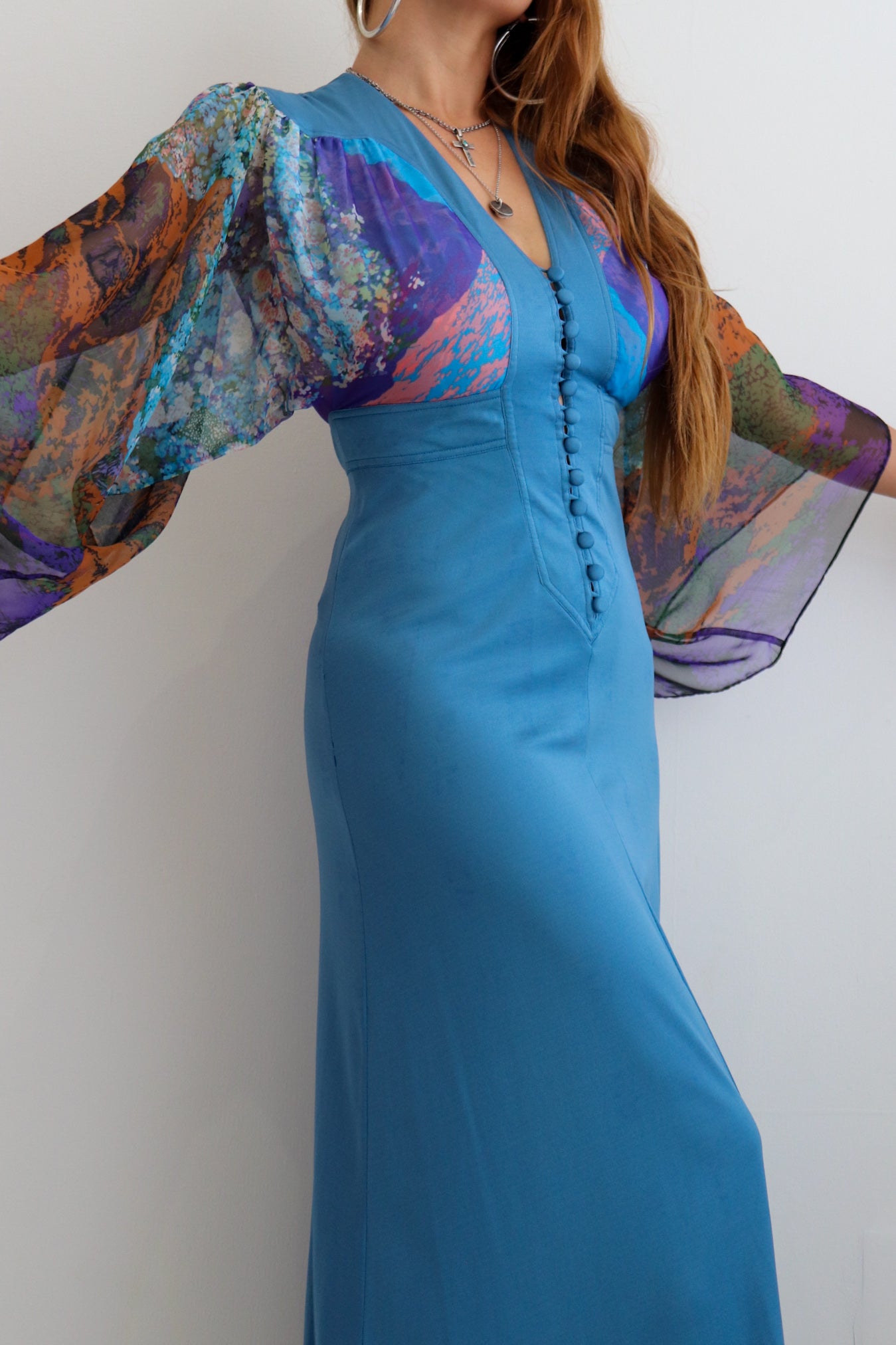 70s Butterfly Wing Maxi Prairie