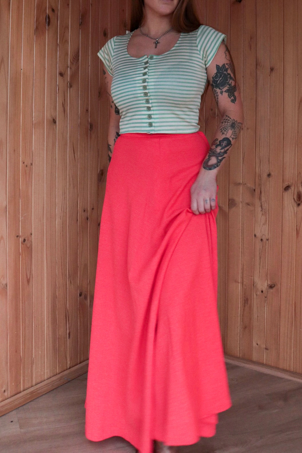 70s Watermelon Maxi