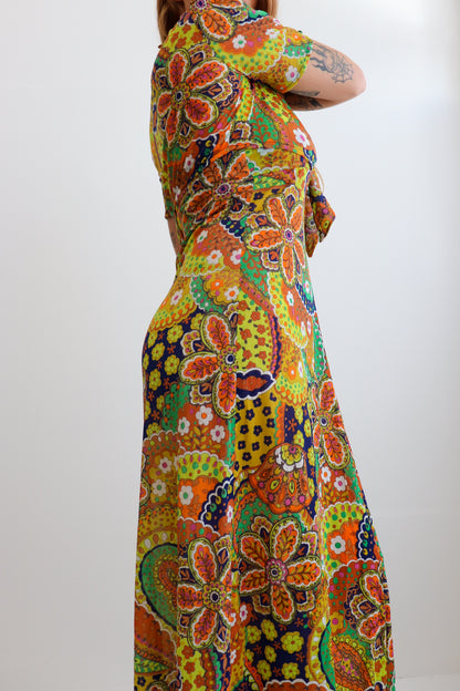 Psychedelic Dress & Top Set