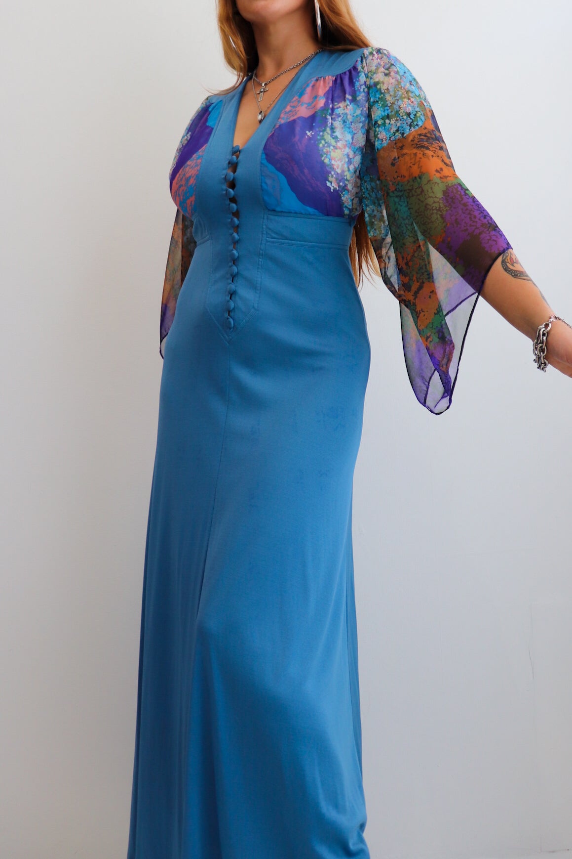70s Butterfly Wing Maxi Prairie