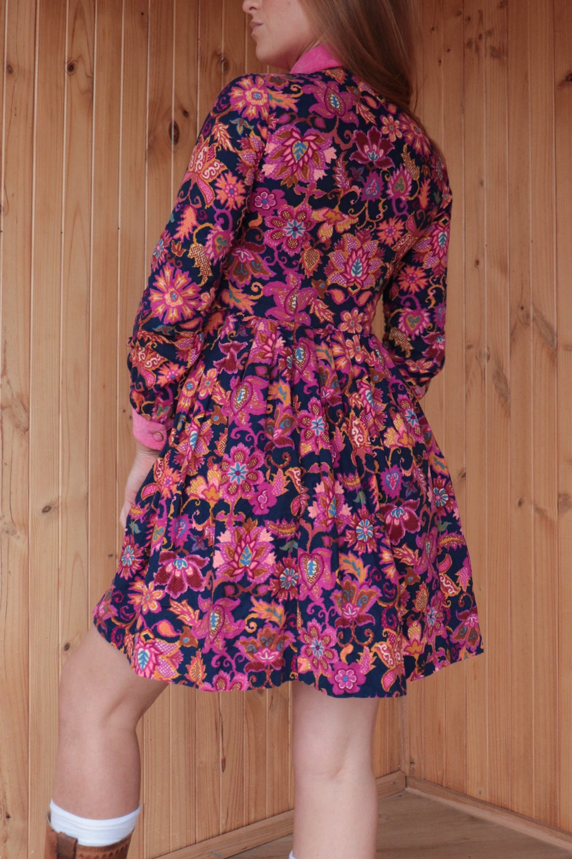 60s Velvet Paisley Two Piece