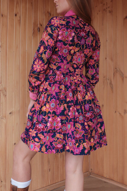 60s Velvet Paisley Two Piece