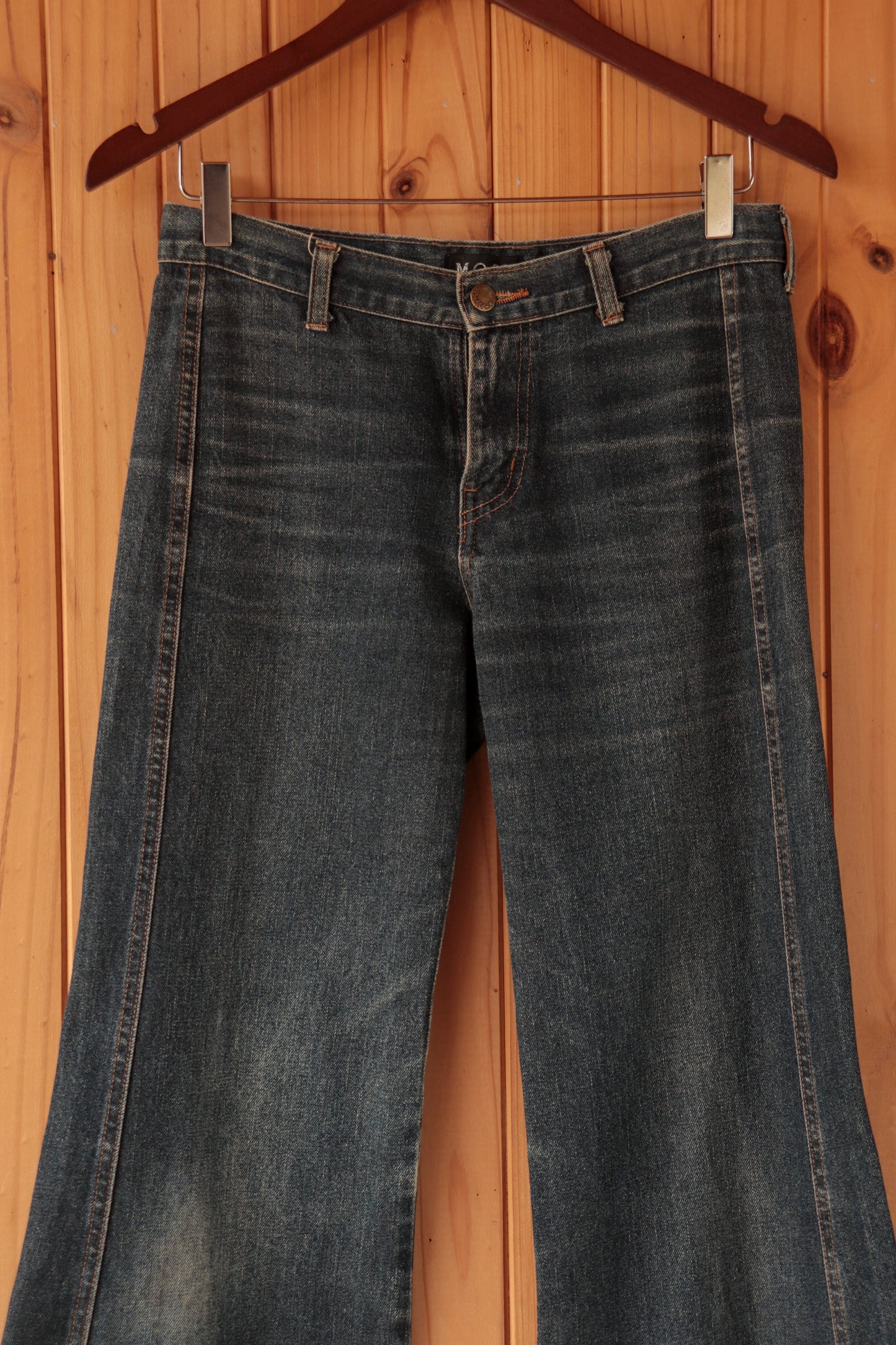 90s Denim Low Rise Flares
