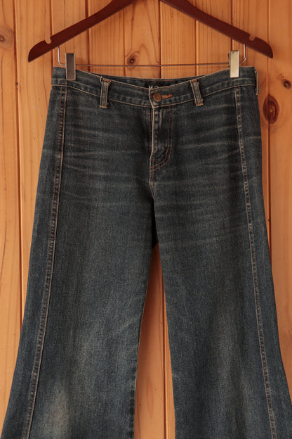 90s Denim Low Rise Flares