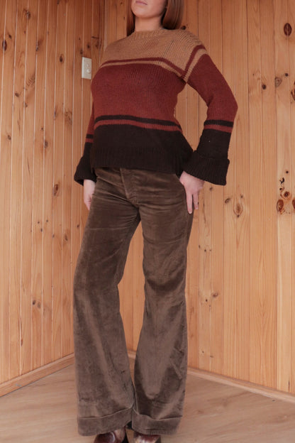 90s does 70s Knit Top