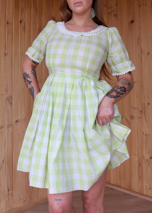Check Mini Prairie Dress