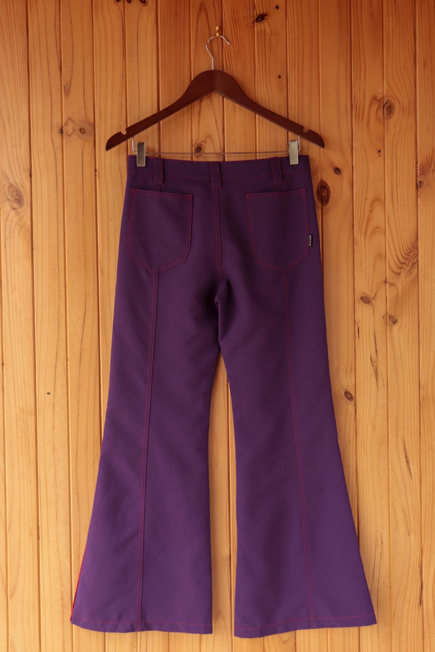 90s Disco Purple Flares