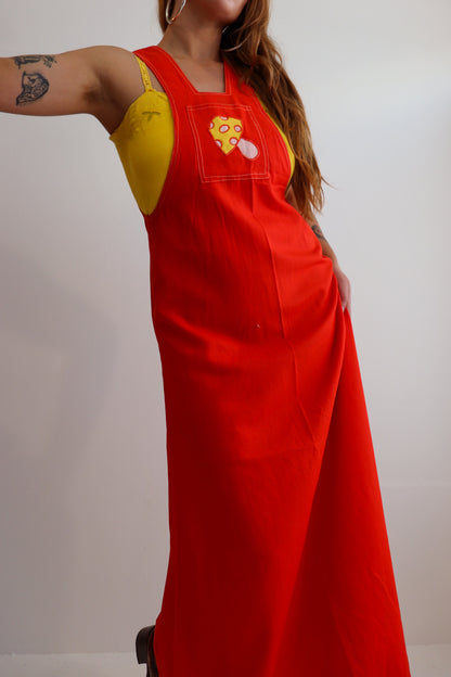 Mushroom Maxi Pinafore