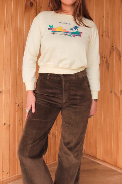 70s Crystal Cylinders Crewneck