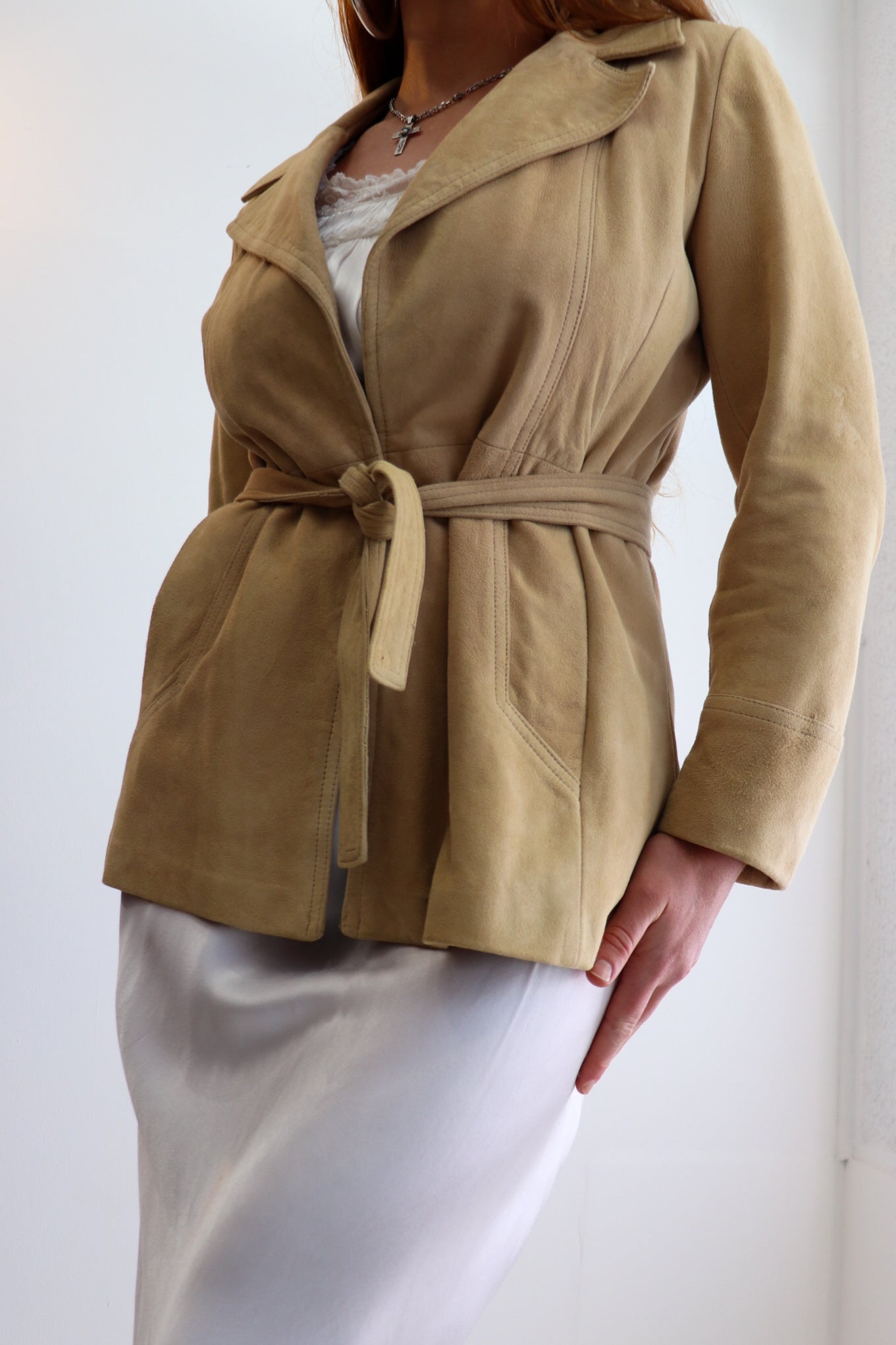 60s Camel Suede Jacket