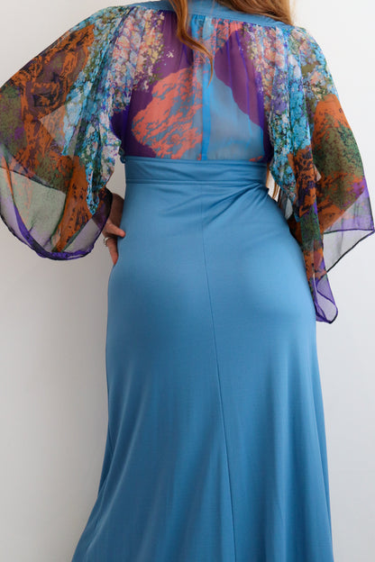 70s Butterfly Wing Maxi Prairie