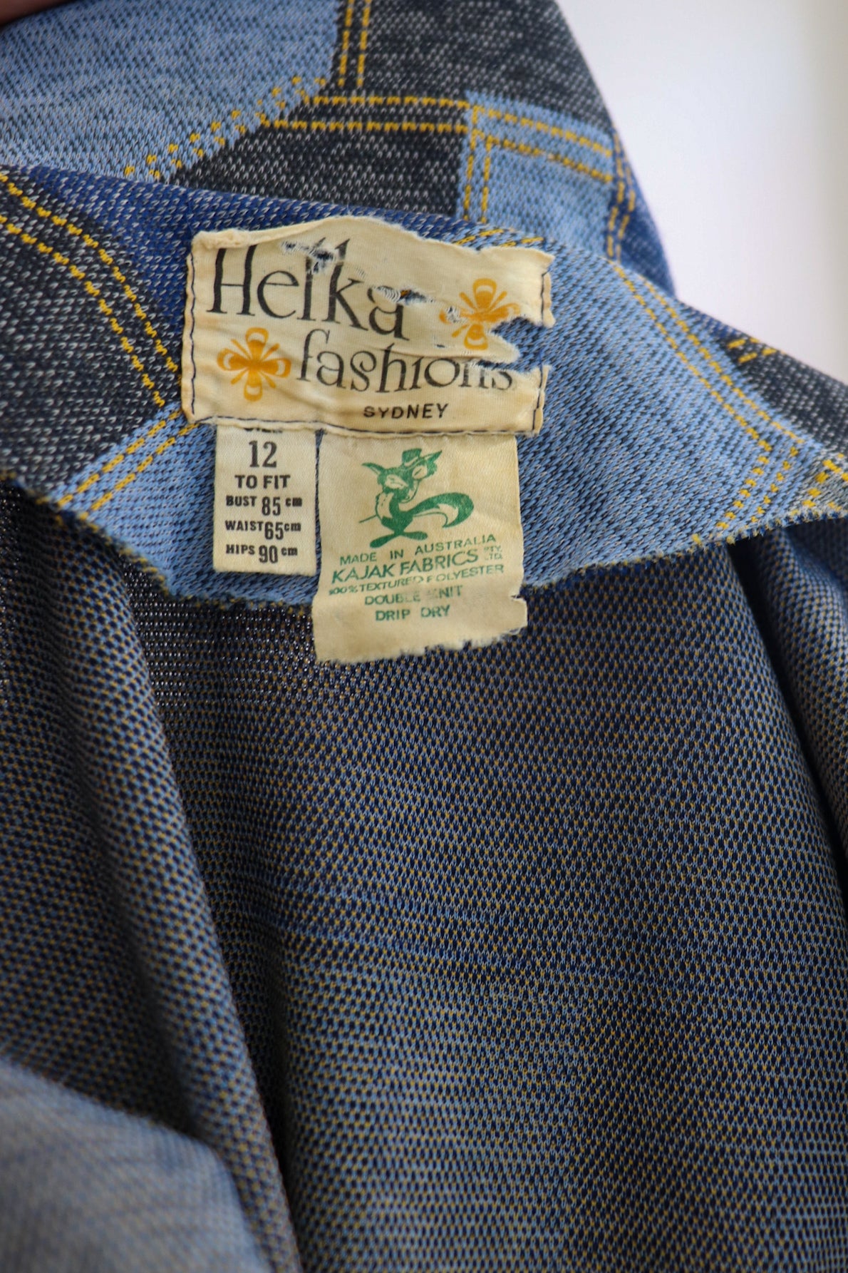 Two Piece Faux Denim Set