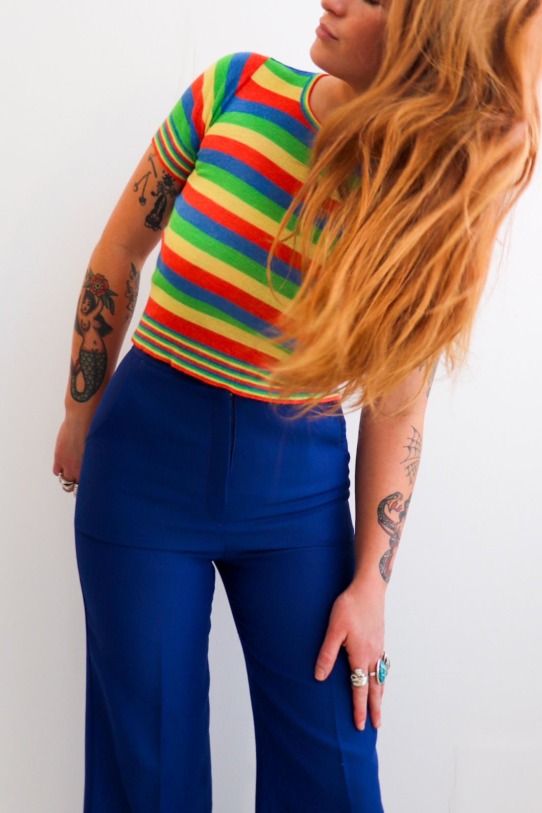 Rainbow Knit Baby Tee