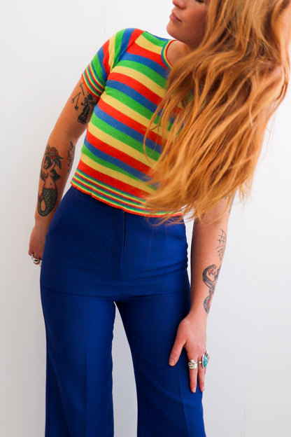 Rainbow Knit Baby Tee