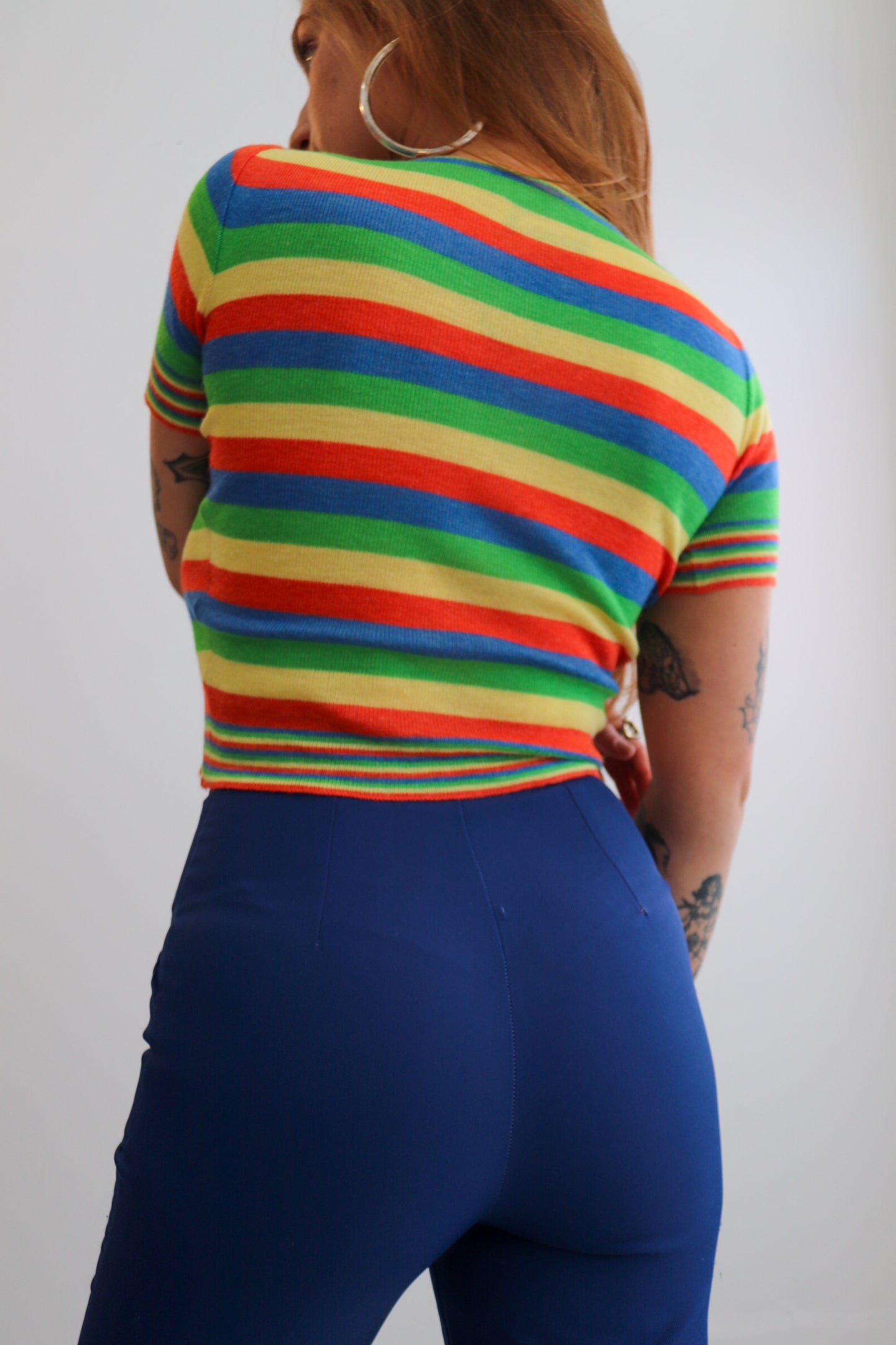 Rainbow Knit Baby Tee