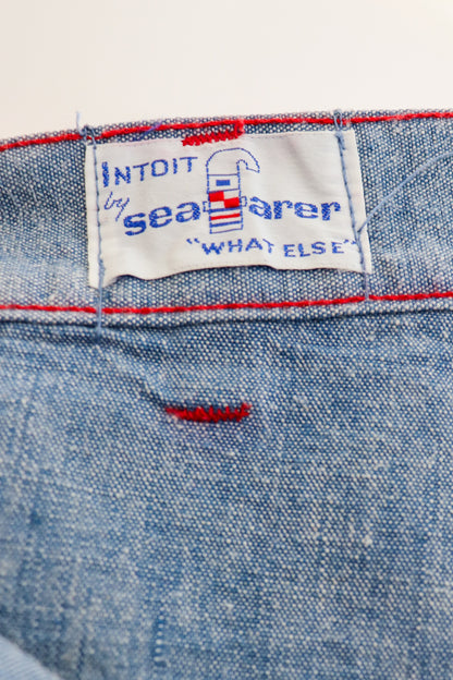 Seafarer Light Wash Denim Shorts