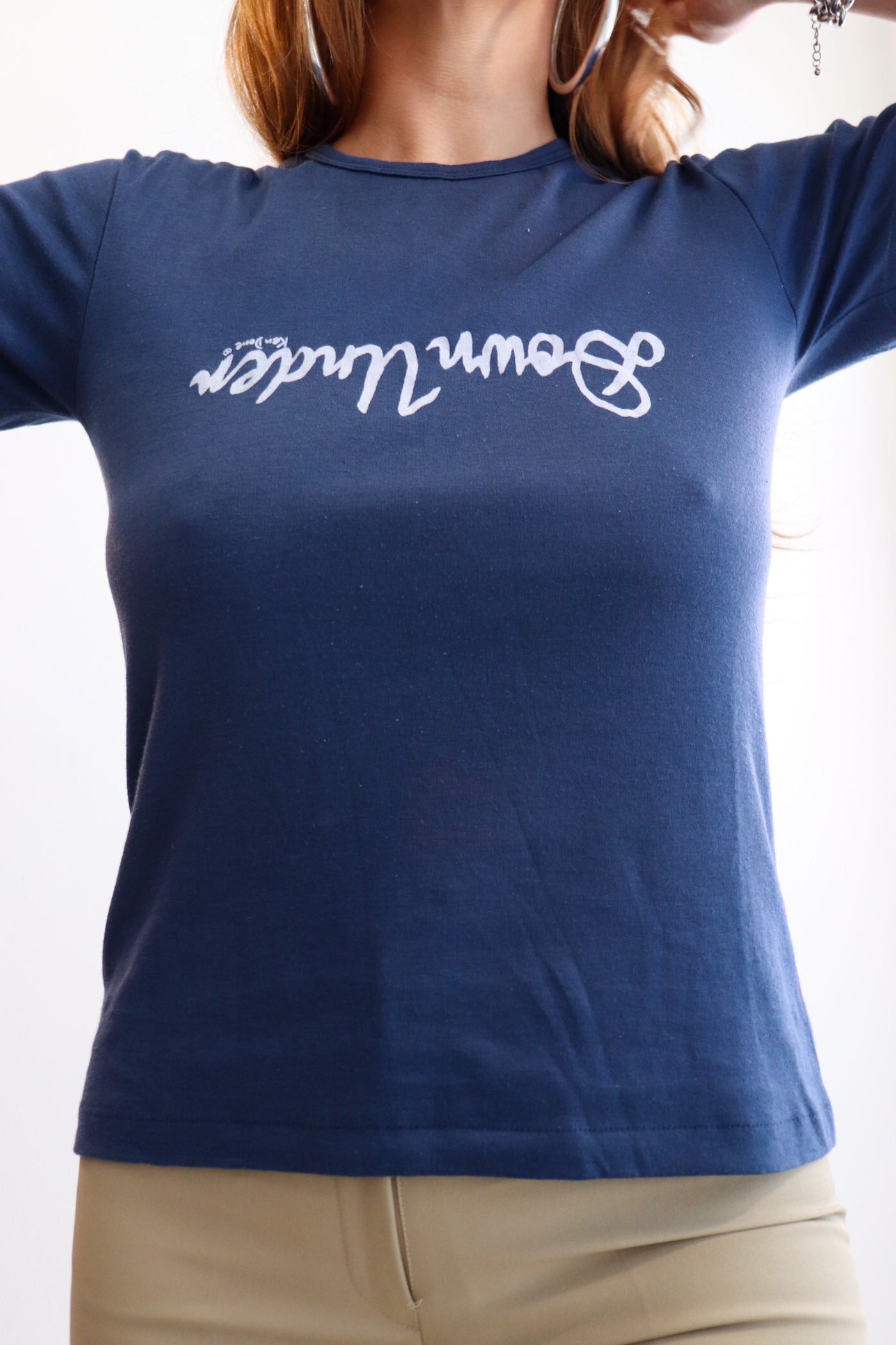 Down Under Graphic Navy Tee