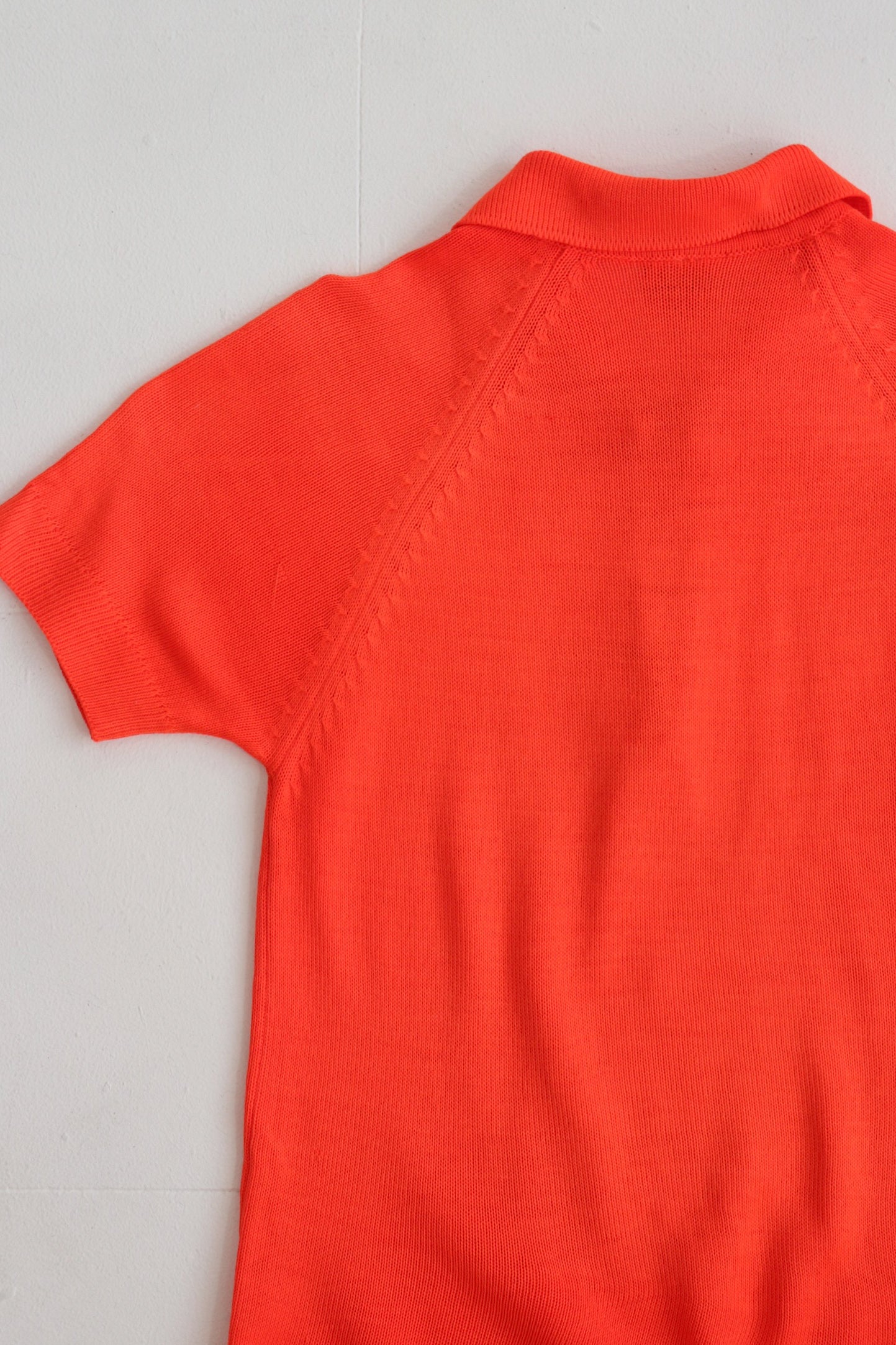 Fluoro Orange Teen Knit Zip Up