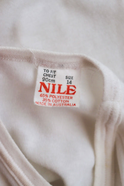 Trotting is Terrific 70s White Ringer