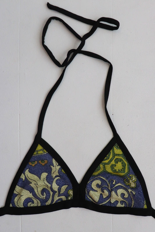 Paisley Tie Up Bralette