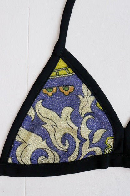 Paisley Tie Up Bralette