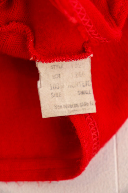 Red Woven Halter Crop