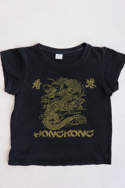Hong Kong Black Baby Tee