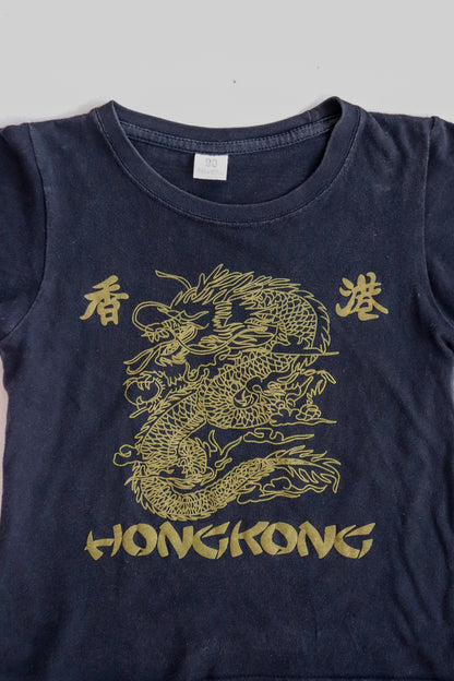 Hong Kong Black Baby Tee
