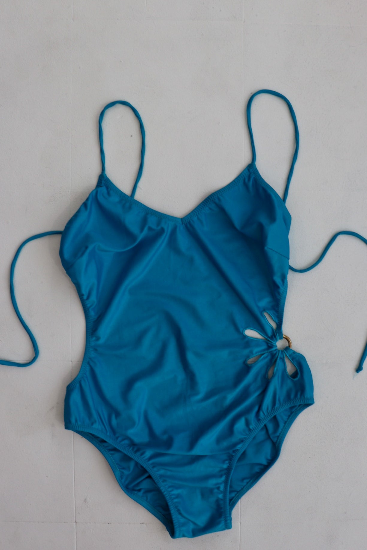 Blue One-Piece Swimsuit