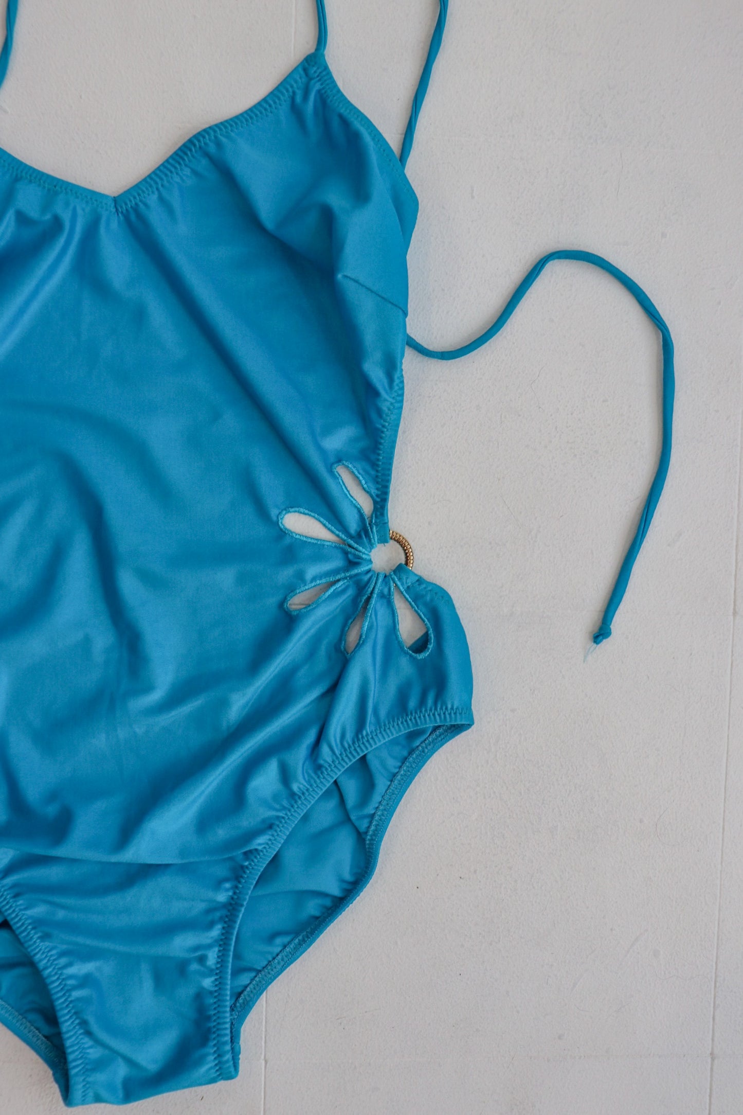 Blue One-Piece Swimsuit