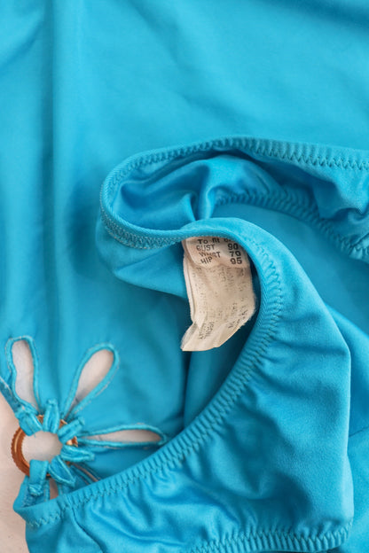 Blue One-Piece Swimsuit